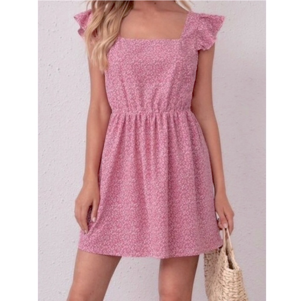 Ditsy Floral Sundress-Medium - Picture 2 of 10